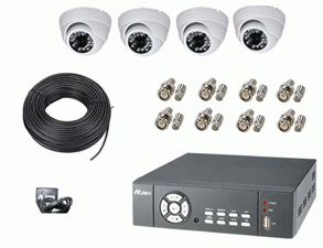 4 Camera DVR Surveillance Kit